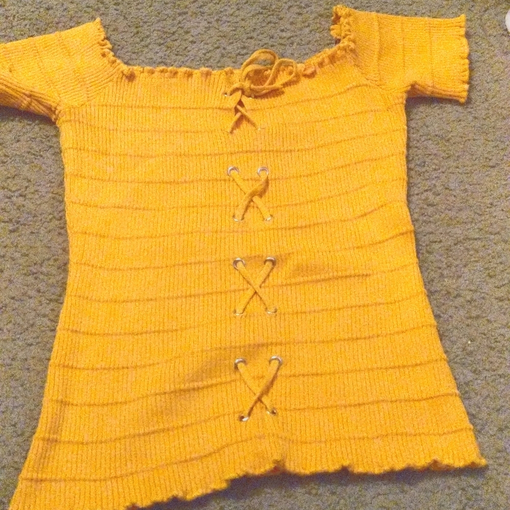 Off the shoulder t shirt